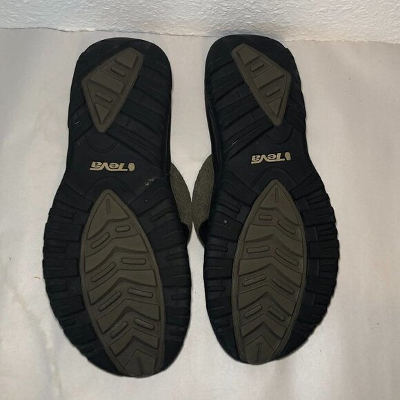 TEVA Flip Flop Sandals Men's Size US13 Brown Black 4136 Beach Sandal Shoes - Picture 6 of 12